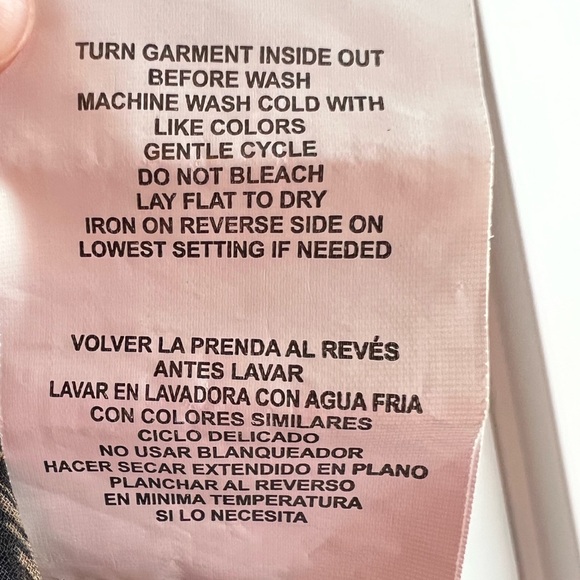 Taylor & Sage Black and Tan-ish Brown Flowy Tank Top - Picture 8 of 8